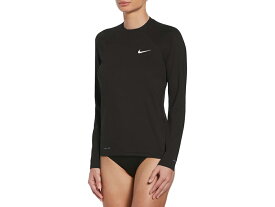 【期間限定スーパーセールクーポン付き！】ナイキ NIKE エッセンシャル ロングスリーブ ハイドロガード レディース ブラック 黒 水泳 スイム 海水浴 ラッシュガード NESSA386-N001