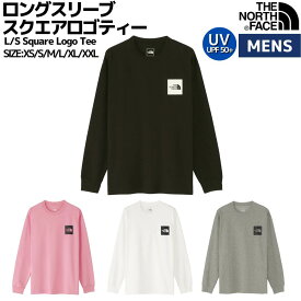 ノースフェイス THE NORTH FACE L/S Square Logo Tee ロングスリーブスクエアロゴティ メンズ 春 秋 冬 Tシャツ ブラック ピンク ホワイト グレー カジュアル 長袖 シャツ ロンT NT82334 K OP W Z