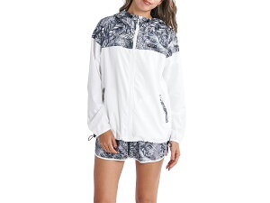 ロキシー ROXY CROWN JACKET クラウン ジャケット レディース 春 秋 撥水 ホワイト 白 スポーツ フィットネス パーカー ジャケット RJK234534-WHT