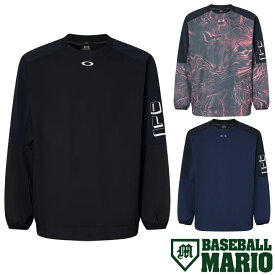 オークリー OAKLEY Striking Wind LS Pullover 4.0 ウィンドブレーカー Vジャン 長袖 一般 撥水 UPF50+ 防風 野球 ウェア ウィンドブレーカー Vジャン FOA405814