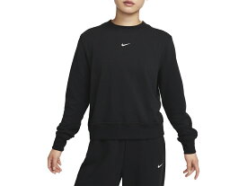 【マラソン期間限定クーポン付き！】ナイキ NIKE Dri-FIT ワン クルーネック フレンチ テリー スウェットシャツ レディース 秋 冬 ブラック 黒 スポーツ フィットネス スウェット トレーナー FB5126-010