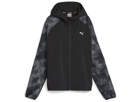 【マラソン期間限定クーポン付き！】プーマ PUMA RUN FAVORITE AOP ウーブンジャケット レディース 秋 冬 ブラック 黒 スポーツ フィットネス パーカー ジャケット 524534-01