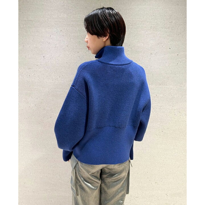 楽天市場】エミ emmi emmi atelier フロントジップニットカーディガン  