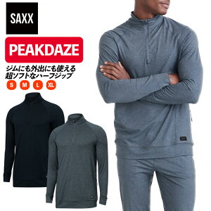 PEAKDAZE HALF ZIP Y s[NfCY n[tWbv OX[u gbvX  X|[c JWA EFA v[g 蕨 Mtg TbNXA_[EFA[ SAXX UNDERWEAR SXLZ74