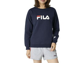 フィラ FILA クルースウェット レディース 秋 冬 ネイビー 紺 スポーツ フィットネス スウェット トレーナー 440635G-NV