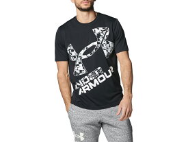 アンダーアーマー UNDER ARMOUR テック XLロゴ ショートスリーブTシャツ メンズ 春 夏 ブラック 黒 スポーツ トレーニング 半袖 Tシャツ 1384796-001