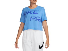 ナイキ NIKE PRO グラフィック S/S Tシャツ レディース 春 夏 ブルー 青 スポーツ フィットネス 半袖 Tシャツ FQ4986-412