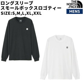 ノースフェイス THE NORTH FACE 【正規取扱店】ロングスリーブスモールボックスロゴティー メンズ オールシーズン ブラック 黒 ホワイト 白 カジュアル シャツ 長袖 Tシャツ NT32441 K W