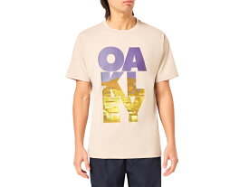 オークリー OAKLEY US規格 Enhance Qdevo SS Tee Icon 3.0 エンハンス Qdevo 半袖 Tシャツ アイコン 3.0 メンズ 春 夏 ベージュ スポーツ トレーニング 半袖 Tシャツ FOA406335-20J