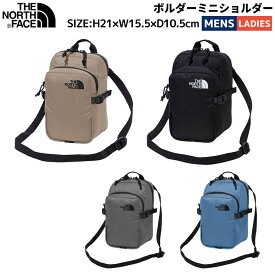 ノースフェイス THE NORTH FACE 【正規取扱店】Boulder Mini Shoulder ボルダーミニショルダー 3L ユニセックス オールシーズン カジュアル アウトドア バッグ ポーチ ショルダーバッグ リサイクルポリエステル サステナブル グリーンマテリアル NM72358 FL K BG IS