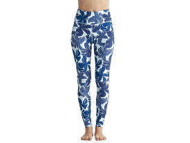 ロキシー ROXY SPIRITED LEGGINGS スピリテッド レギンス レディース オールシーズン 水陸両用 速乾 UVカット ブルー 青 スポーツ フィットネス ロング タイツ RPT241508-BLU