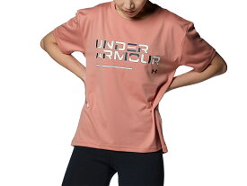 アンダーアーマー UNDER ARMOUR テック クロップ ショートスリーブTシャツ レディース 春 夏 ピンク 桃色 スポーツ フィットネス 半袖 Tシャツ 1384709-696