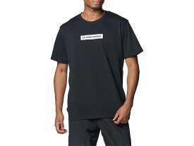 アンダーアーマー UNDER ARMOUR ヘビーウェイトコットン バック グラフィック ショートスリーブTシャツ メンズ 春 夏 ブラック 黒 スポーツ トレーニング 半袖 Tシャツ 1384800-001