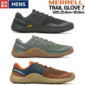 【正規取扱い販売店】メレル MERRELL TRAIL GLOVE 7 トレイル グローブ 7 メンズ ベアフットシューズ トレイルランニング スニーカー アウトドア キャンプ デイリーユース 軽量 ブラック ブラウン M037151 M067655 M068137