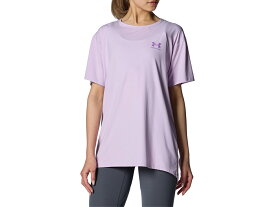 アンダーアーマー UNDER ARMOUR アイソチル ショートスリーブTシャツ レディース 春 夏 パープル 紫 スポーツ フィットネス 半袖 Tシャツ 1384713-543