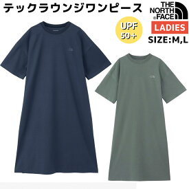 ノースフェイス THE NORTH FACE 【正規取扱店】テックラウンジワンピース レディース 春 夏 秋 カジュアル ワンピース グリーン ネイビー NTW12266 SR UN