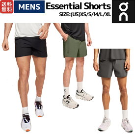 オン On Essential Shorts エッセンシャルショーツ メンズ ランニングパンツ ショートパンツ スポーツ トレーニング ジム ストレッチ インナー付き 1ME11520553 1ME11520858 1ME11520345