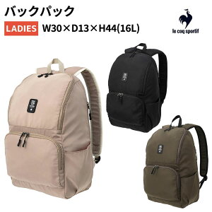 ���R�b�N le coq sportif �o�b�N�p�b�N �u���b�N �x�[�W�� �J�[�L �X�|�[�c �o�b�N�p�b�N �����b�N QMCXJA10 BG BK�@KH