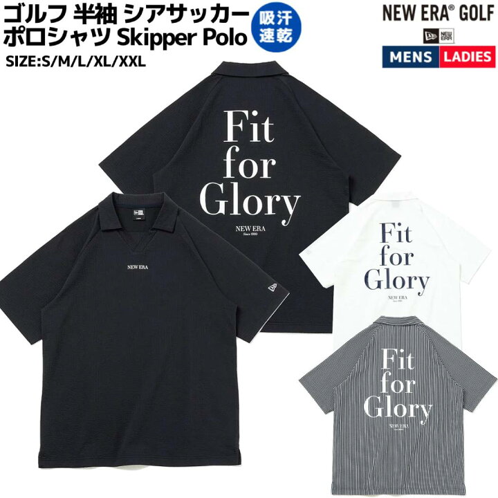 楽天市場】ニューエラ NEW ERA ゴルフ 半袖 シアサッカー ポロシャツ 