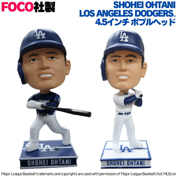 楽天市場】SHOHEI OHTANI LOS ANGELES DODGERS 4.5インチボブルヘッド 