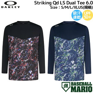 I[N[ OAKLEY Striking Qd LS Dual Tee 6.0  TVc A_[Vc  z UVJbg ubN lCr[  싅 EFA Ci[ ێ N[lbN FOA407102