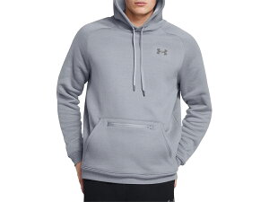 アンダーアーマー UNDER ARMOUR UAアーマーフリース プロ フーディー メンズ 秋 冬 グレー 灰色 スポーツ トレーニング プルオーバー パーカー 1389342-035