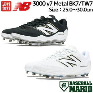 j[oX NEW BALANCE 3000 v7 Metal XpCN  ubN zCg   Œ莮 ߍݎ ^X^bh  Fresh Foam 싅 XpCN V[Y w Љl 싅 L3000BK72E L3000TW7