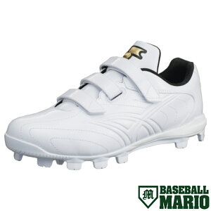 エスエスケイ SSK スターランナーMC ポイントスパイク 一般 ジュニア ホワイト 白 樹脂底 固定 2024年秋冬 野球 スパイク シューズ 白スパ 少年野球 中学生 高校野球 草野球 社会人 SSF4200BL