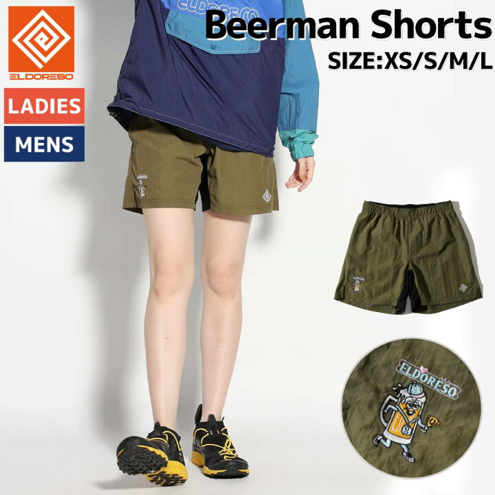 楽天市場】エルドレッソ ELDORESO Beerman Shorts ビアマン ビールマン 