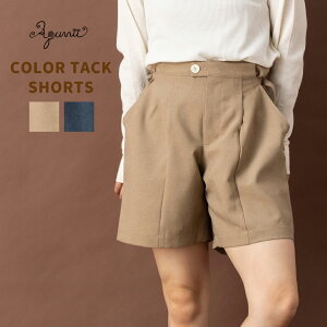�A�N�r Aquvii COLOR TACK SHORTS �V���[�g�p���c �����Y ���f�B�[�X ���j�Z�b�N�X �j�����p �t���[�T�C�Y �T�C�h�A�W���X�^�[ �o�b�N�A�W���X�^�[ �J�W���A�� �V���v�� ���n �V���[�c aq530-c