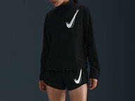 ナイキ NIKE Dri-FIT スウッシュ ランニングジャケット レディース ブラック 黒 スポーツ フィットネス …