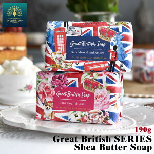�y�������K�戵�X�z�U �C���O���b�V���\�[�v�J���p�j�[ THE ENGLISH SOAP COMPANY Great British SERIES Shea Butter Soap �O���[�g�u���e�B�b�V���V���[�Y �V�A�o�^�[�\�[�v �΂��� �Ό� �������� ���[���t��