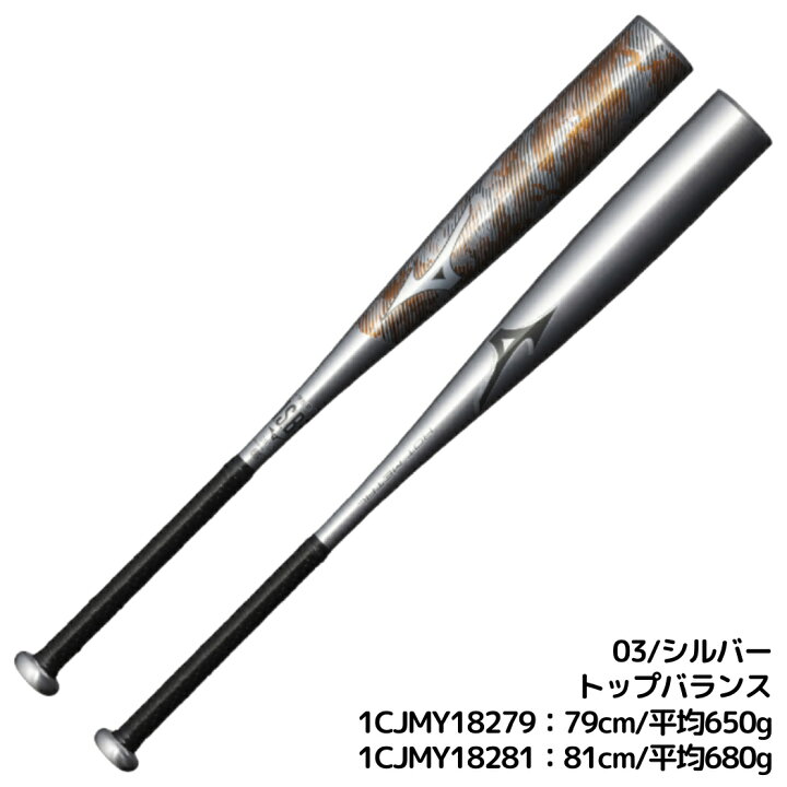 楽天市場】ミズノ MIZUNO HOT METAL 小学生軟式用 金属製バット トップ 