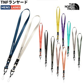 ザ・ノース・フェイス THE NORTH FACE 【正規取扱店】TNFランヤード メンズ レディース ユニセックス リサイクルナイロン カジュアル アウトドア 携帯ストラップ ネックストラップ 名札ストラップ 吊り下げ名札 サステナブル NN32437