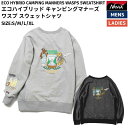 ナンガ NANGA ECO HYBRID CAMPING MANNERS WASPS SWEATSHIRT メンズ レディース ユニセックス カジュアル ウェア ブラック 黒 グレー