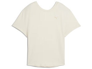 プーマ PUMA ムーブ クラウドスパン ルーズ フィット 半袖 Tシャツ レディース 春 夏 ホワイト 白 スポーツ フィットネス 半袖 Tシャツ 527373-87