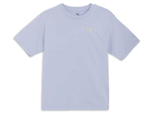 プーマ PUMA ESS MX キャット ロゴ リラックス 半袖 Tシャツ レディース 春 夏 パープル 紫 スポーツ フィットネス 半袖 Tシャツ 686915-47