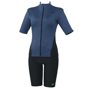 Xs[h speedo Short Sleeve Wavy Sepa V[gX[uEFCr[Zp fB[X lCr[  j XC tBbglX  SFW32501-XB