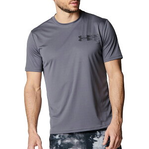 アンダーアーマー UNDER ARMOUR UAアーマードライ ショートスリーブ Tシャツ メンズ 春 夏 グレー 灰色 スポーツ トレーニング 半袖 Tシャツ 6001529-025