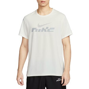 ナイキ NIKE Dri-FIT UV マイラー フラッシュ ショートスリーブ ランニングトップ メンズ 春 夏 ホワイト 白 スポーツ トレーニング 半袖 Tシャツ IB4128-133