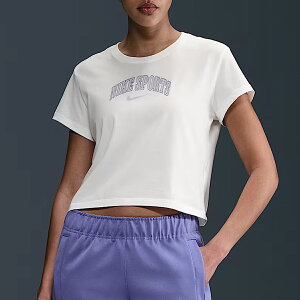 ナイキ NIKE スポーツウェア ショートスリーブ Tシャツ レディース 春 夏 ホワイト 白 スポーツ フィットネス 半袖 Tシャツ IB7334-133