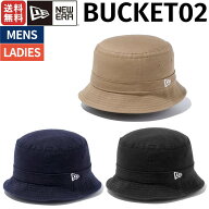 ニューエラ NEW ERA BUCKET 02 バケット02 ウォッシュドコットン ユニセックス ハット ブラウン ブラック…
