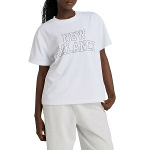 j[oX NEW BALANCE Oversized Graphic T-Shirt I[o[TCYOtBbNTVc fB[X t  zCg  X|[c tBbglX  TVc AWT51134-WT