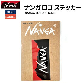 ナンガ NANGA NANGA LOGO STICKER ナンガロゴ ステッカー 小物 アクセサリー アウトドア キャンプ シール NA2254