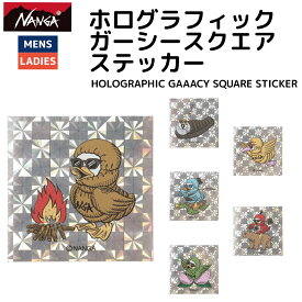 ナンガ NANGA HOLOGRAPHIC GAAACY SQUARE STICKER ホログラフィックガーシースクエアステッカー 小物 アクセサリー アウトドア キャンプ シール NA2353 GAAACY
