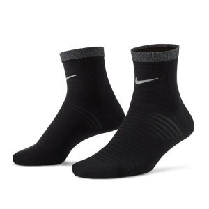 【10/25限定!当選確率1/2最大100%Pバック!】ナイキ NIKE スパーク ライトウェイト アンクル ソックス メンズ レディース ブラック スポーツ 靴下 ソックス DA3588 010