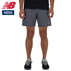 j[oX NEW BALANCE Sport Essentials Heathertech Short 7" X|[cGbZVY wU[ebN V[c 7C` Y ubN  X|[c g[jO n[t pc MS41073-BK