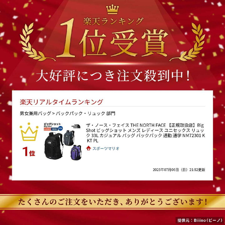 楽天市場】ザ・ノース・フェイス THE NORTH FACE 【正規取扱店】Big 