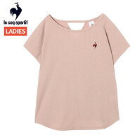 ルコック le coq sportif シアーライト半袖Tシャツ レディース 春 夏 ピンク 桃色 スポーツ フィットネス…