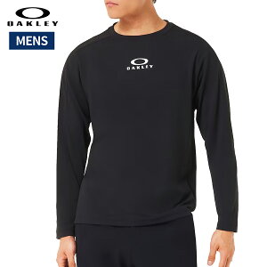 オークリー OAKLEY US規格 Enhance Practice L/S Crew 15.7 エンハンス プラクティス 長袖 Tシャツ 15.7 メンズ ブラック 黒 スポーツ トレーニング 長袖 Tシャツ FOA408125-02E
